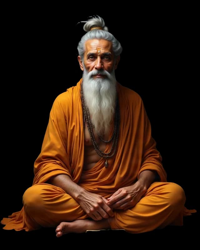 Artistic depiction of Parashara Muni