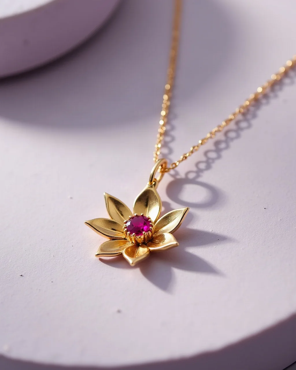 A lotus pendant for a new chapter